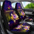 Marshall Islands Car Seat Cover Whale Hibiscus Polynesian