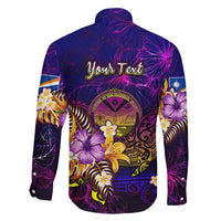 Marshall Islands Family Matching Long Sleeve Bodycon Dress and Hawaiian Shirt Whale Hibiscus Polynesian DT02 - Polynesian Pride