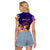Marshall Islands Raglan Cropped T Shirt Whale Hibiscus Polynesian
