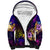 Marshall Islands Sherpa Hoodie Whale Hibiscus Polynesian