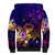 Marshall Islands Sherpa Hoodie Whale Hibiscus Polynesian