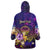 Marshall Islands Wearable Blanket Hoodie Whale Hibiscus Polynesian