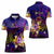 Marshall Islands Women Polo Shirt Whale Hibiscus Polynesian