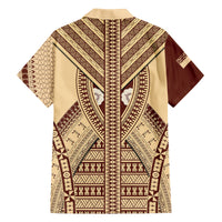 fiji-bula-family-matching-off-shoulder-short-dress-and-hawaiian-shirt-tapa-pattern-design