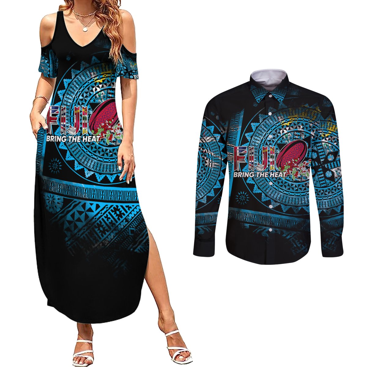 fiji-rugby-couples-matching-summer-maxi-dress-and-long-sleeve-button-shirts-bring-the-heat