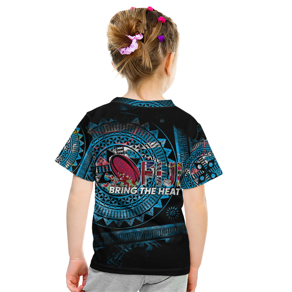 Fiji Rugby Kid T Shirt Bring The Heat DT02 - Polynesian Pride