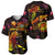 Wallis and Futuna Baseball Jersey Octopus Plumeria Polynesian Tattoo