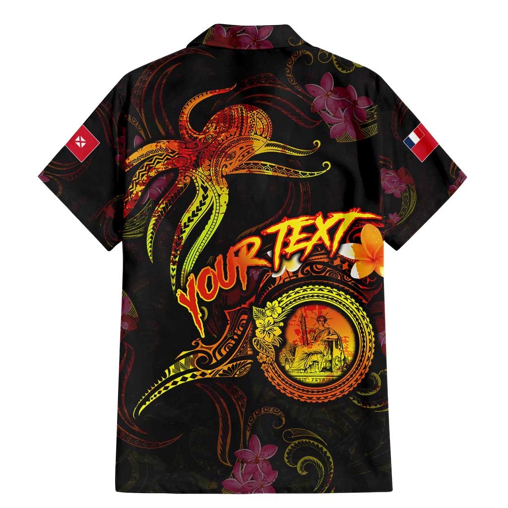 Wallis and Futuna Family Matching Mermaid Dress and Hawaiian Shirt Octopus Plumeria Polynesian Tattoo DT02 - Polynesian Pride