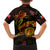 Wallis and Futuna Family Matching Off The Shoulder Long Sleeve Dress and Hawaiian Shirt Octopus Plumeria Polynesian Tattoo