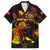 Wallis and Futuna Hawaiian Shirt Octopus Plumeria Polynesian Tattoo