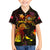 Wallis and Futuna Kid Hawaiian Shirt Octopus Plumeria Polynesian Tattoo
