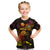 Wallis and Futuna Kid T Shirt Octopus Plumeria Polynesian Tattoo