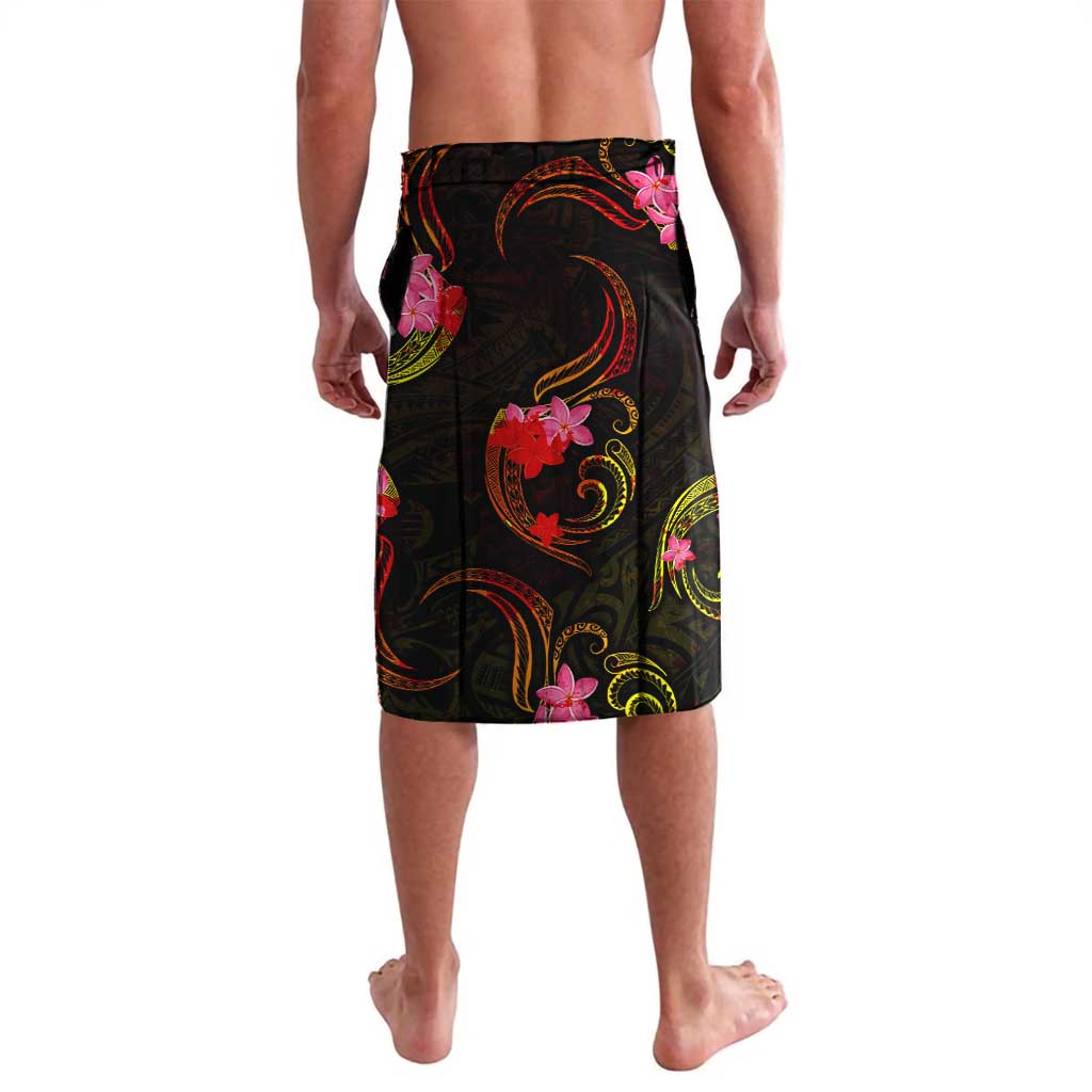 Wallis and Futuna Lavalava Octopus Plumeria Polynesian Tattoo