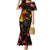 Wallis and Futuna Mermaid Dress Octopus Plumeria Polynesian Tattoo