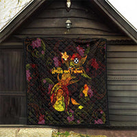Wallis and Futuna Quilt Octopus Plumeria Polynesian Tattoo