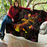 Wallis and Futuna Quilt Octopus Plumeria Polynesian Tattoo