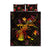 Wallis and Futuna Quilt Bed Set Octopus Plumeria Polynesian Tattoo