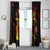 Wallis and Futuna Window Curtain Octopus Plumeria Polynesian Tattoo