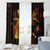Wallis and Futuna Window Curtain Octopus Plumeria Polynesian Tattoo