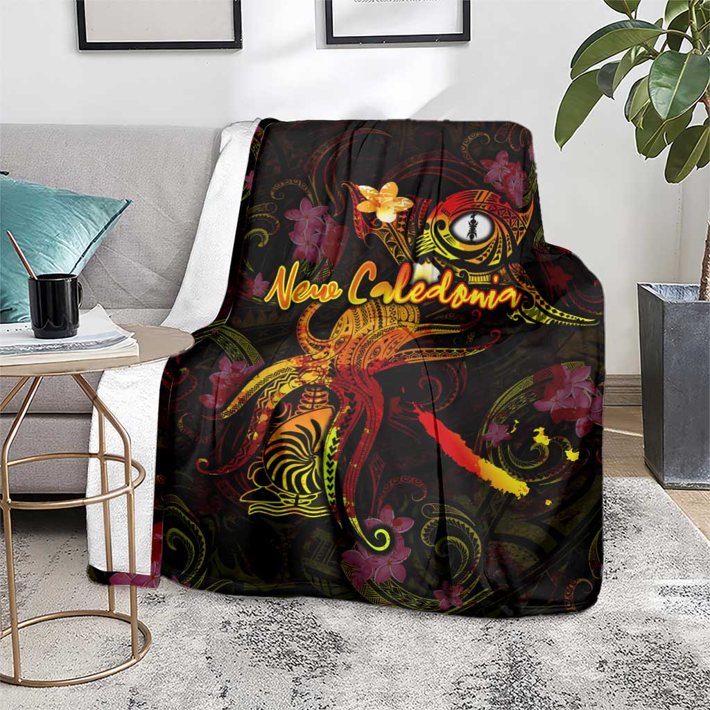 New Caledonia Blanket Octopus Plumeria Polynesian Tattoo