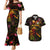 New Caledonia Couples Matching Mermaid Dress and Hawaiian Shirt Octopus Plumeria Polynesian Tattoo