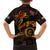 New Caledonia Family Matching Off The Shoulder Long Sleeve Dress and Hawaiian Shirt Octopus Plumeria Polynesian Tattoo