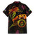 New Caledonia Family Matching Off The Shoulder Long Sleeve Dress and Hawaiian Shirt Octopus Plumeria Polynesian Tattoo