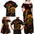 New Caledonia Family Matching Off Shoulder Maxi Dress and Hawaiian Shirt Octopus Plumeria Polynesian Tattoo