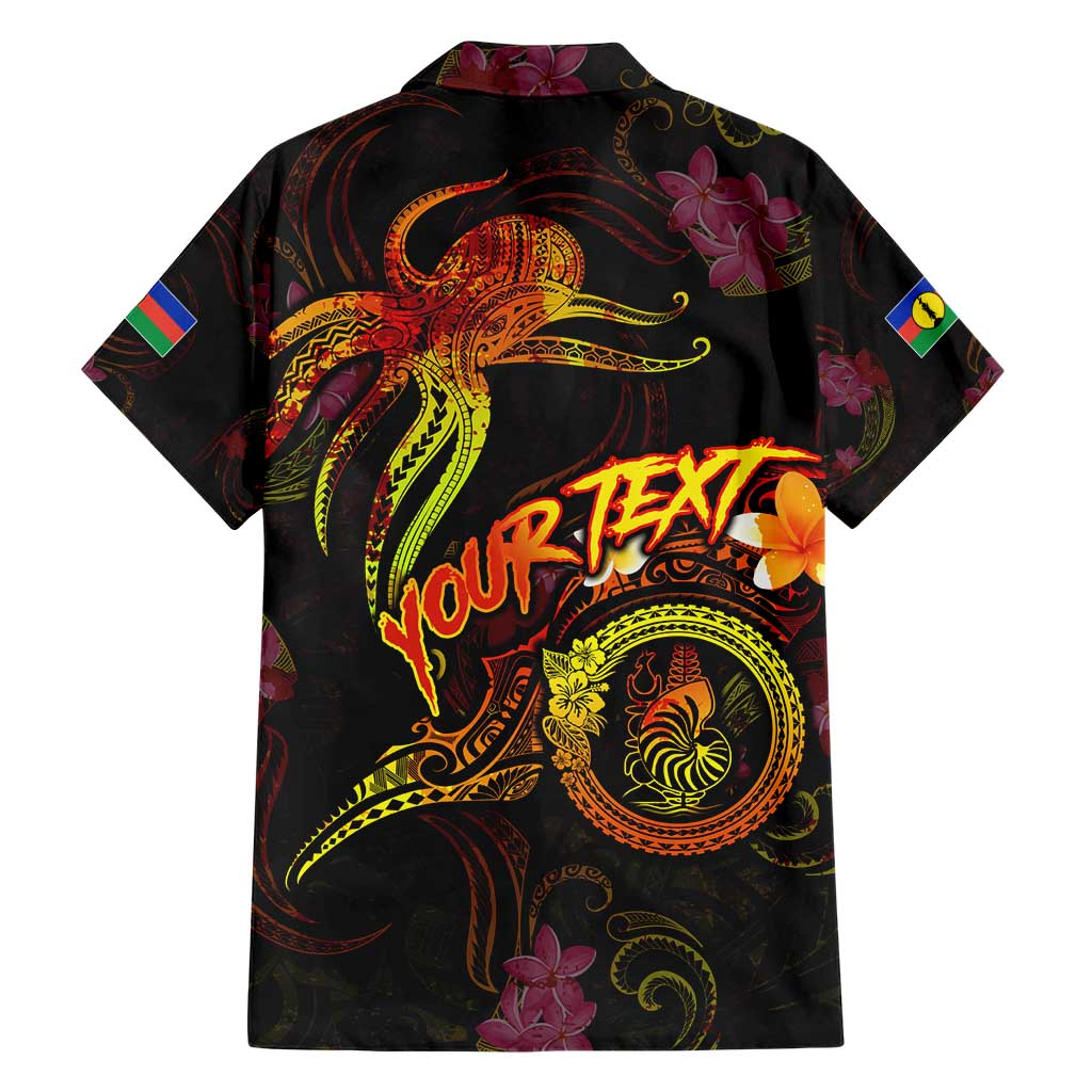 New Caledonia Family Matching Short Sleeve Bodycon Dress and Hawaiian Shirt Octopus Plumeria Polynesian Tattoo DT02 - Polynesian Pride