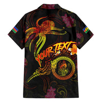 New Caledonia Family Matching Summer Maxi Dress and Hawaiian Shirt Octopus Plumeria Polynesian Tattoo DT02 - Polynesian Pride