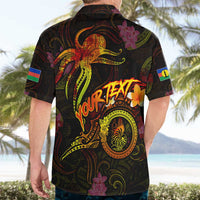 New Caledonia Hawaiian Shirt Octopus Plumeria Polynesian Tattoo DT02 - Polynesian Pride