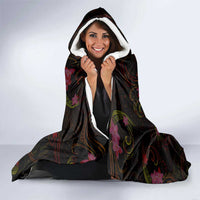 New Caledonia Hooded Blanket Octopus Plumeria Polynesian Tattoo
