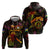 New Caledonia Hoodie Octopus Plumeria Polynesian Tattoo