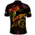 New Caledonia Polo Shirt Octopus Plumeria Polynesian Tattoo
