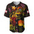 Tahiti French Polynesia Baseball Jersey Octopus Plumeria Polynesian Tattoo