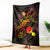 Tahiti French Polynesia Blanket Octopus Plumeria Polynesian Tattoo