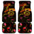 Tahiti French Polynesia Car Mats Octopus Plumeria Polynesian Tattoo