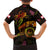 Tahiti French Polynesia Family Matching Puletasi and Hawaiian Shirt Octopus Plumeria Polynesian Tattoo
