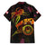 Tahiti French Polynesia Family Matching Puletasi and Hawaiian Shirt Octopus Plumeria Polynesian Tattoo