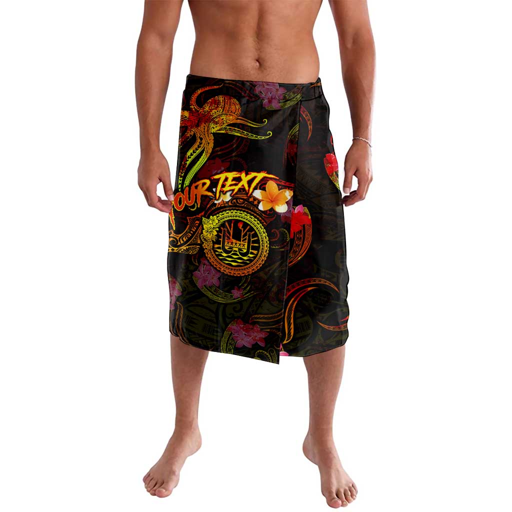 Tahiti French Polynesia Lavalava Octopus Plumeria Polynesian Tattoo