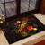 Tahiti French Polynesia Rubber Doormat Octopus Plumeria Polynesian Tattoo