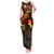 Tahiti French Polynesia Tank Maxi Dress Octopus Plumeria Polynesian Tattoo