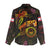 Tahiti French Polynesia Women Casual Shirt Octopus Plumeria Polynesian Tattoo