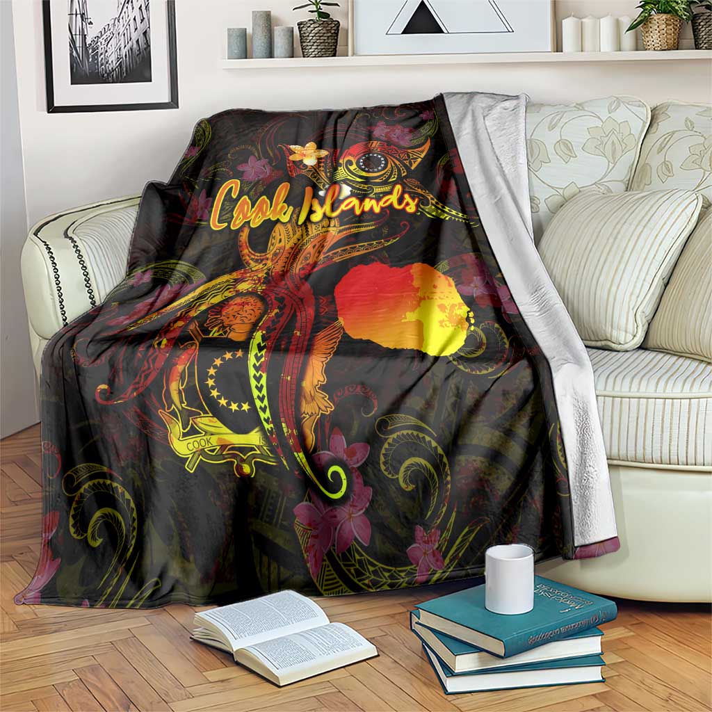 Cook Islands Blanket Octopus Plumeria Polynesian Tattoo