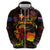 Cook Islands Hoodie Octopus Plumeria Polynesian Tattoo