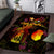 Nauru Area Rug Octopus Plumeria Polynesian Tattoo