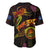 Nauru Baseball Jersey Octopus Plumeria Polynesian Tattoo