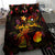 Nauru Bedding Set Octopus Plumeria Polynesian Tattoo