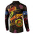 Nauru Button Sweatshirt Octopus Plumeria Polynesian Tattoo