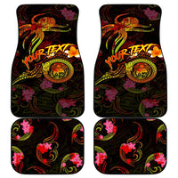 Nauru Car Mats Octopus Plumeria Polynesian Tattoo